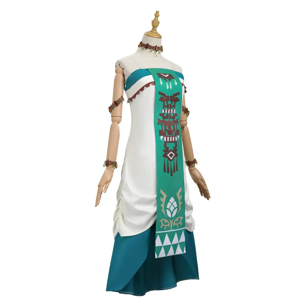 In Stock Anime Zelda Link Princess Cosplay Costume Wig Women Halloween Party Comic-con Role Playing Dress Outfits Gifts view 5