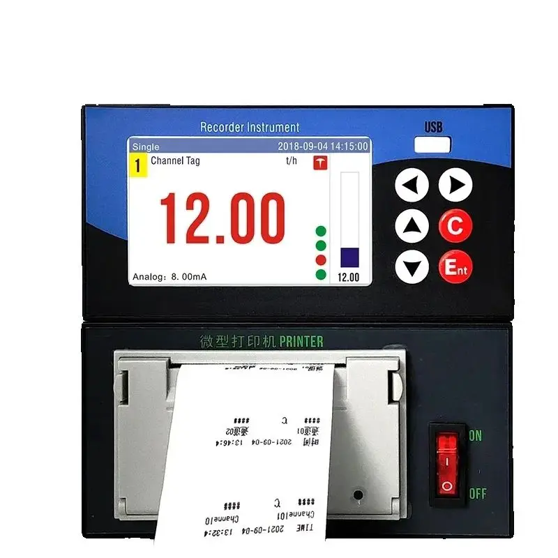 

2025 Hot Sale Data Logger with Software Temperature Pressure Monitoring Alarm Modbus Datalogger Printing