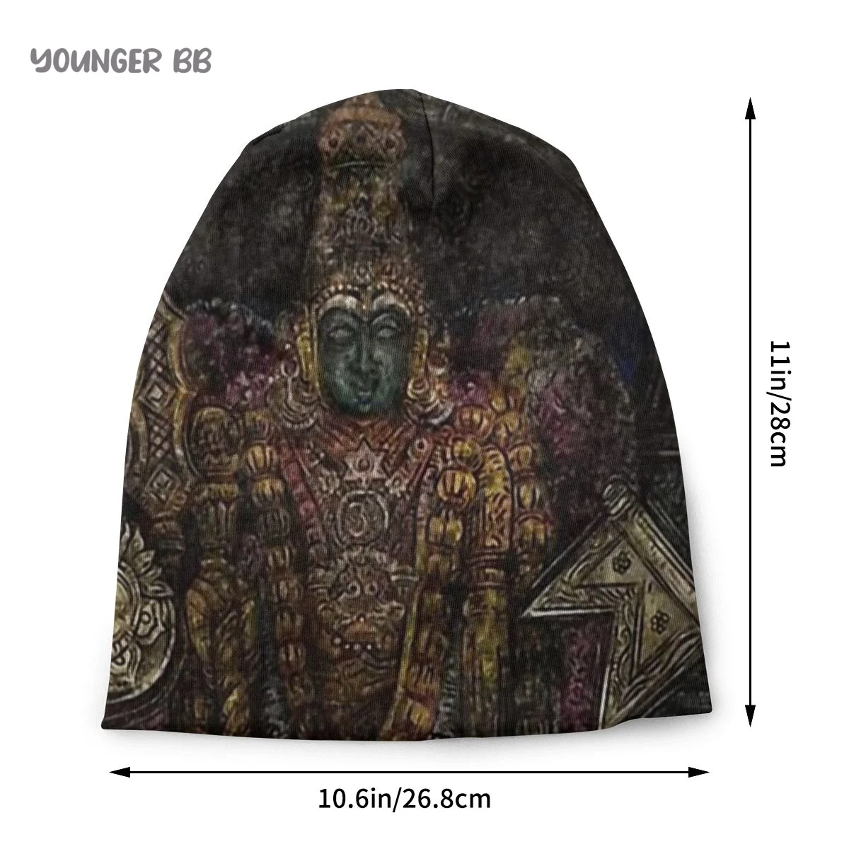 Shiva Hindu God India Lingam Men Women\'s Beanie Hats Funny Knitted Hat Hip Hop Earmuff Bonnet Street Skullies Beanies
