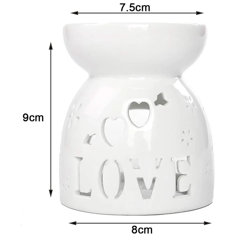 TFTP- Diffuser Candle Burner Burning Essential Oils Diffusers Aromatic Lamp