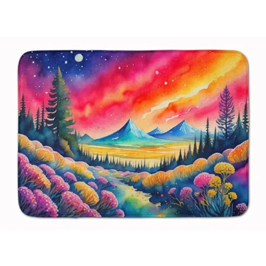 

Yarrow in Color Memory Foam Kitchen Mat Machine Washable Anti-Fatigue Mat Cushion Comfort Bath Mat or Kitchen Rug