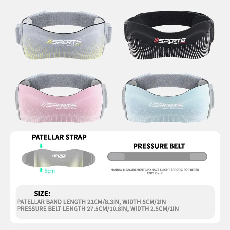 2 pcs knee pad Adjustable Knee Strap Patellar Tendon Pressurized Protector Support Slider Pad Guard Badminton Running