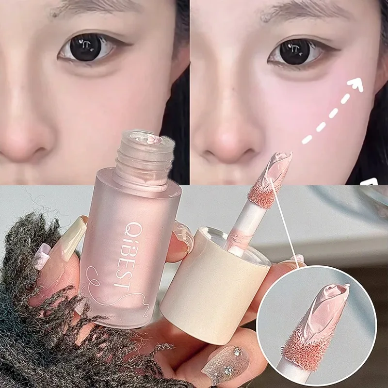 Stick per evidenziare liquido Correttore bianco beige Impermeabile viso tridimensionale Illumina il fard Trucco con stick snellente naturale