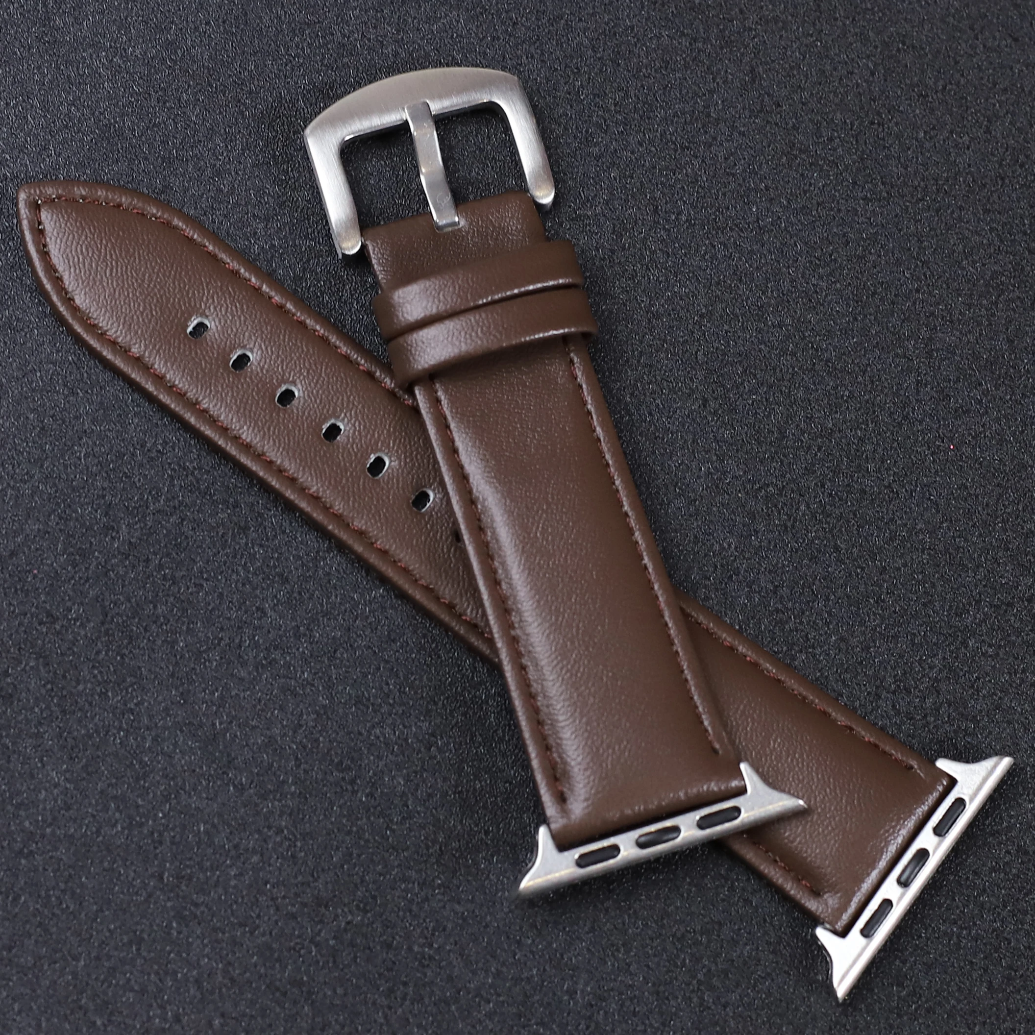 سوار ساعة من الجلد الناعم للرجل والمرأة ، سوار ساعة أبل ، سوار الترا لساعة اي واتش ، 9 ، 8 ، 7 ، 6 ، 5 ، 4 ، سي ، 49 ، 44 ، ‏ 45 ، ‏ 40 ، ‏ 41 ، ‏ 38