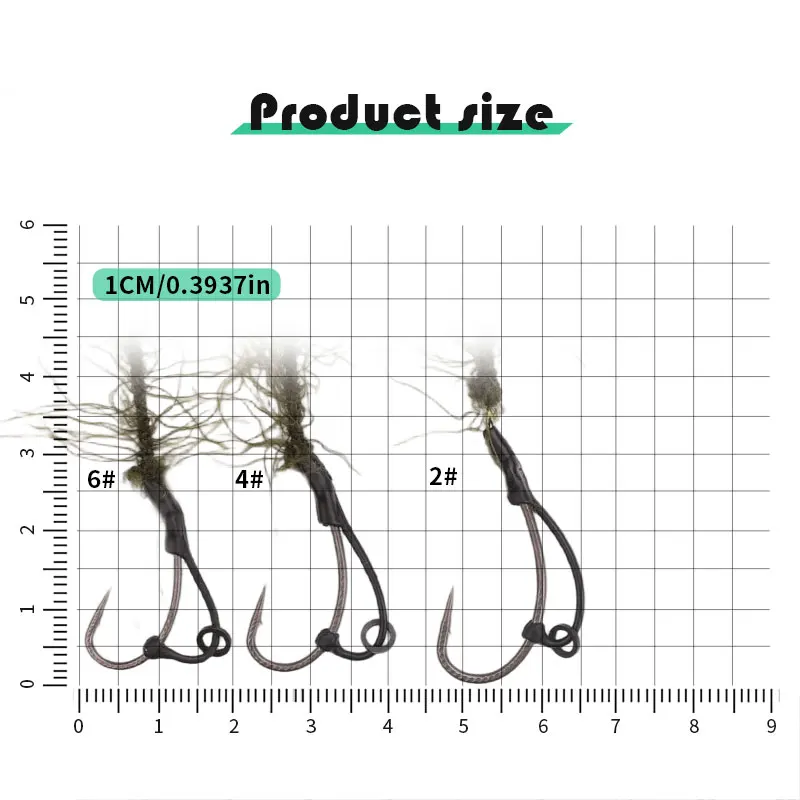 Carp Fishing Line Braided Weed Wire For Carp Hair Rig Making Soft Hooklink Simulated Seaweed Line Method Feeder Accessory Tackle view 4