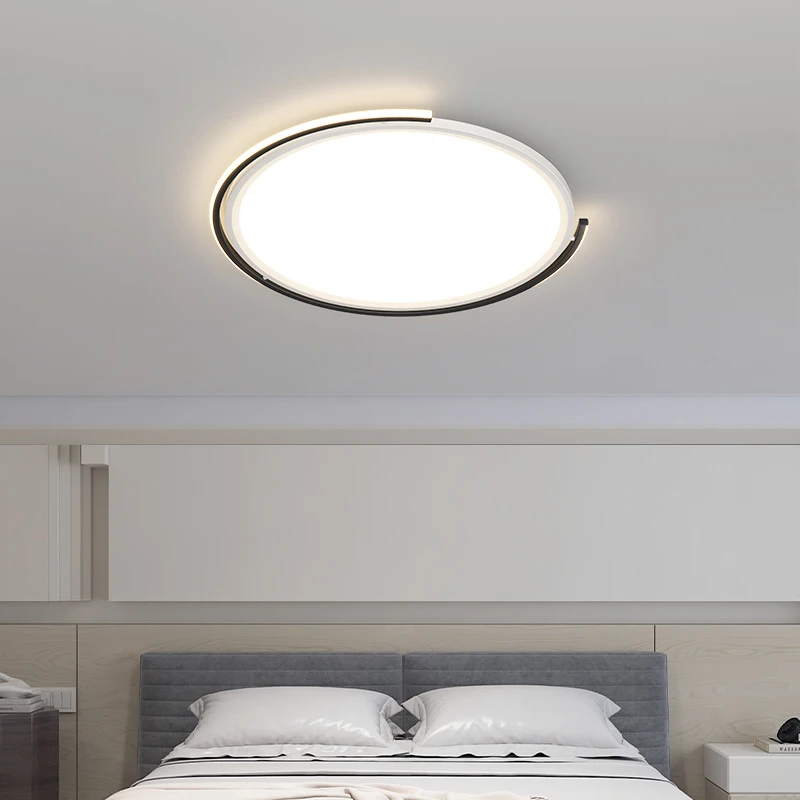 Lámpara de techo LED de espectro completo, iluminación decorativa de estilo moderno Simple para dormitorio y sala de estar