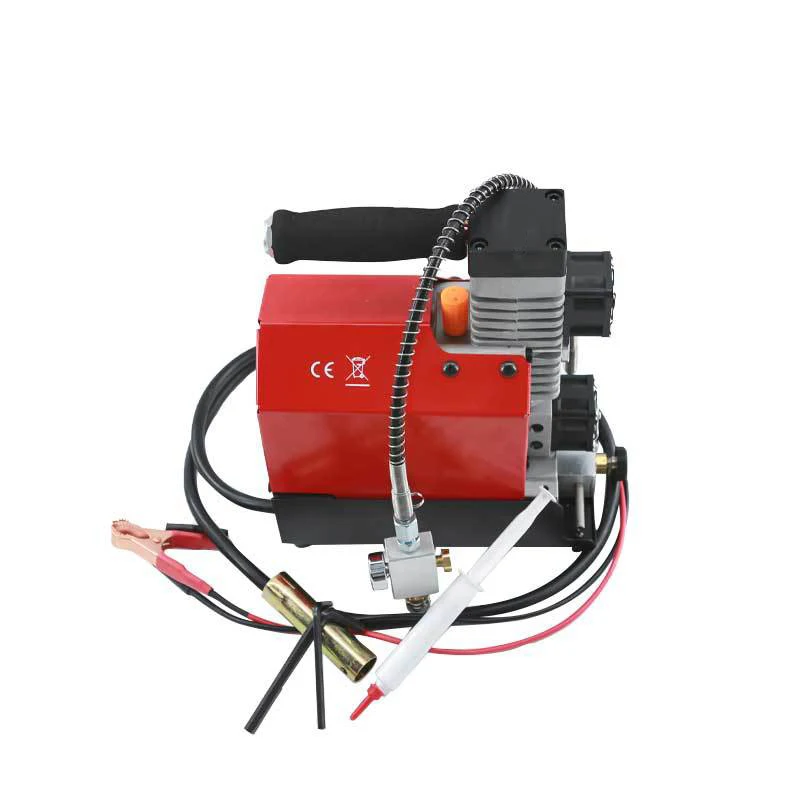 High Pressure Electric Air Compressor Red Portable Electric Air Compressor Oil-Free Air Compressor 12V 250W 2700 r/min