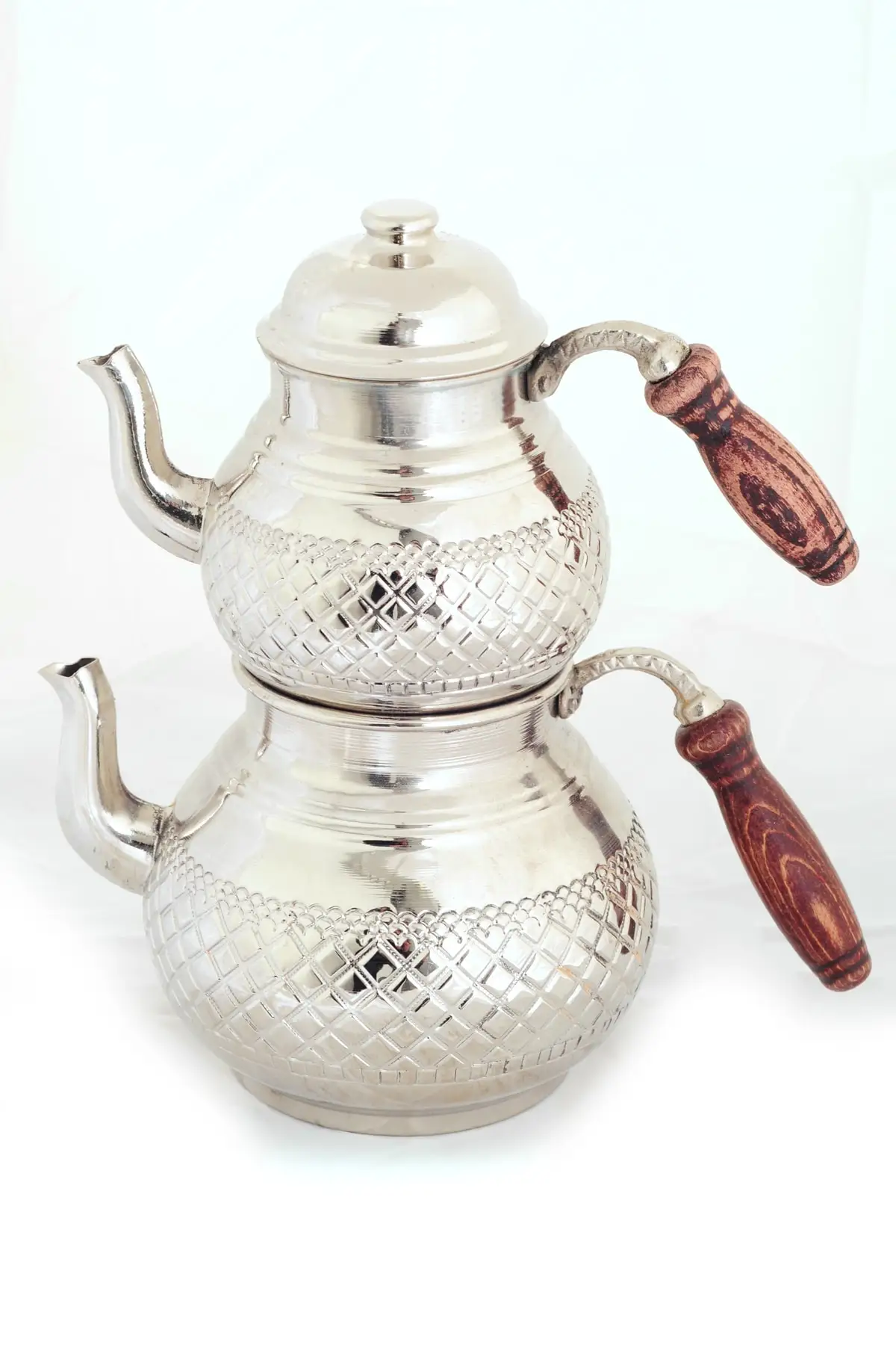 

DOLBOVI copper silver Tea Pots Handmade