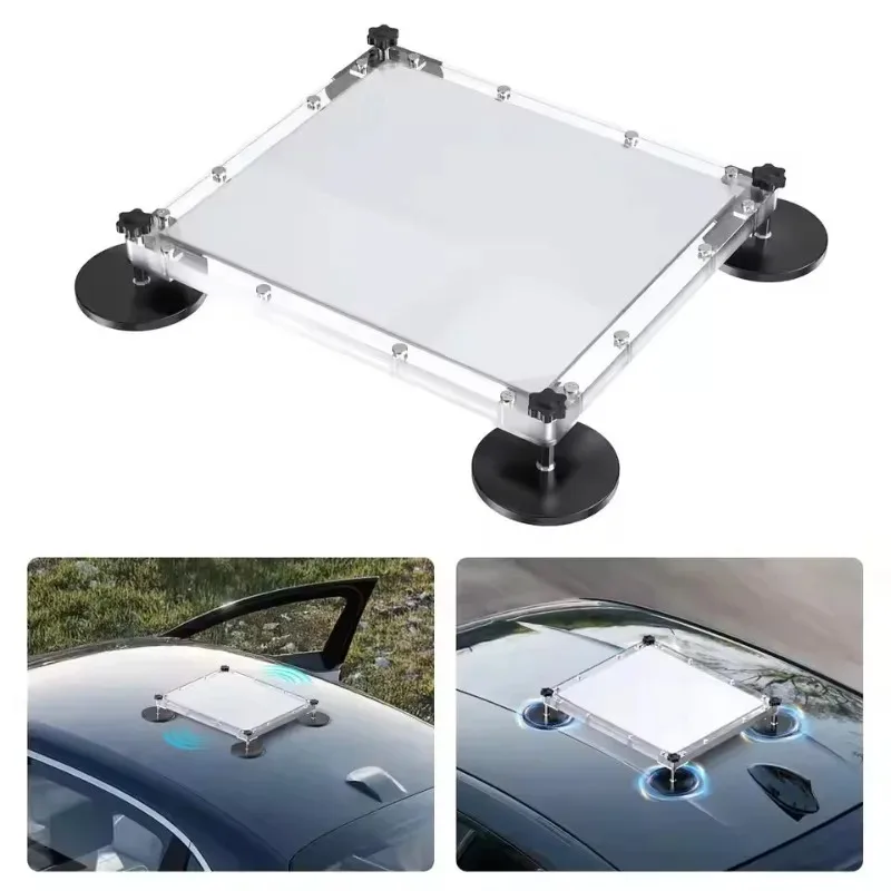 Mini Magnetic Roof Stand, Fast Release UV Protection Double Stand for RVs, Vans, Boats, Trucks, Easy Installation