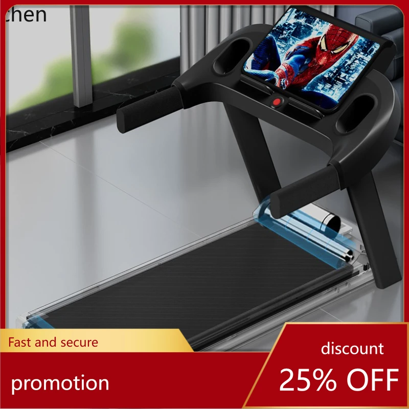 HXL Treadmill Indoor Shock Absorption Silent Folding Flat Walking Machine Fitness Equipment