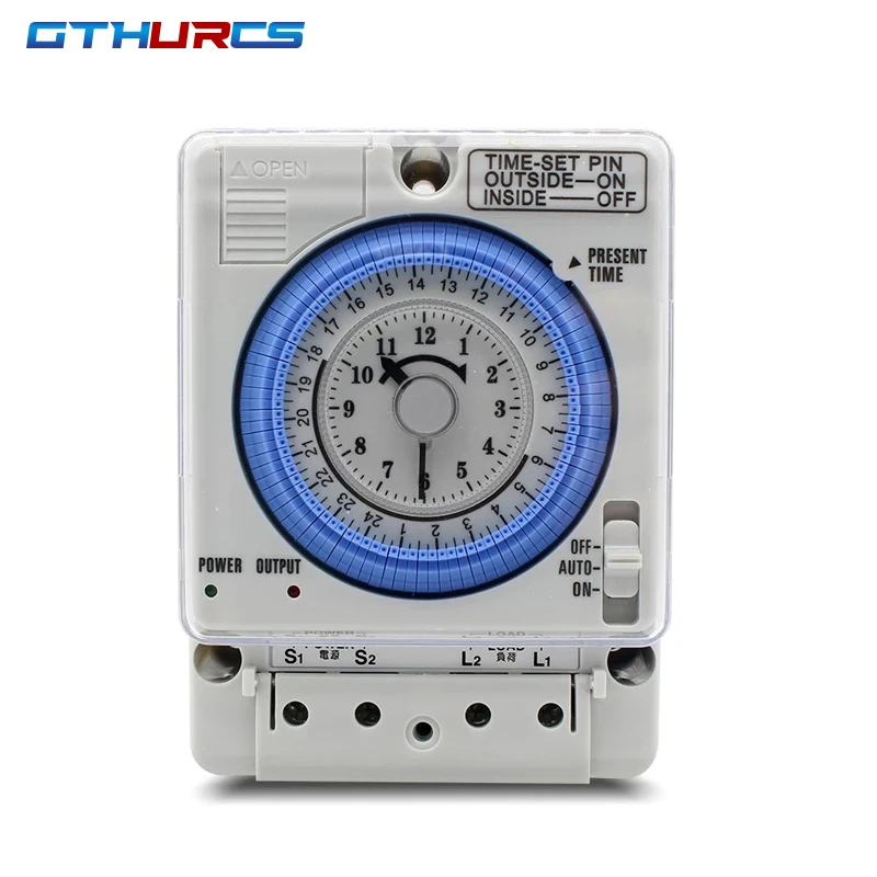 Time-Controler TB35N 100-240V 15A Din Rail Water Heater Programmable Timer Analog Switch Mechanical Controller