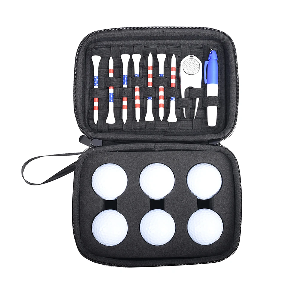 Golf Gifts for Men Women Golf Accessories Storage Bag Golf Balls Holder Golf Tees Multifunctional Divot Knife Golf Ball Clamp