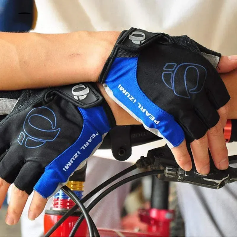 ZK50-guantes de Ciclismo de medio Dedo de Gel, antideslizantes, antisudor, antigolpes, para bicicleta de montaña y carretera, para mano izquierda y