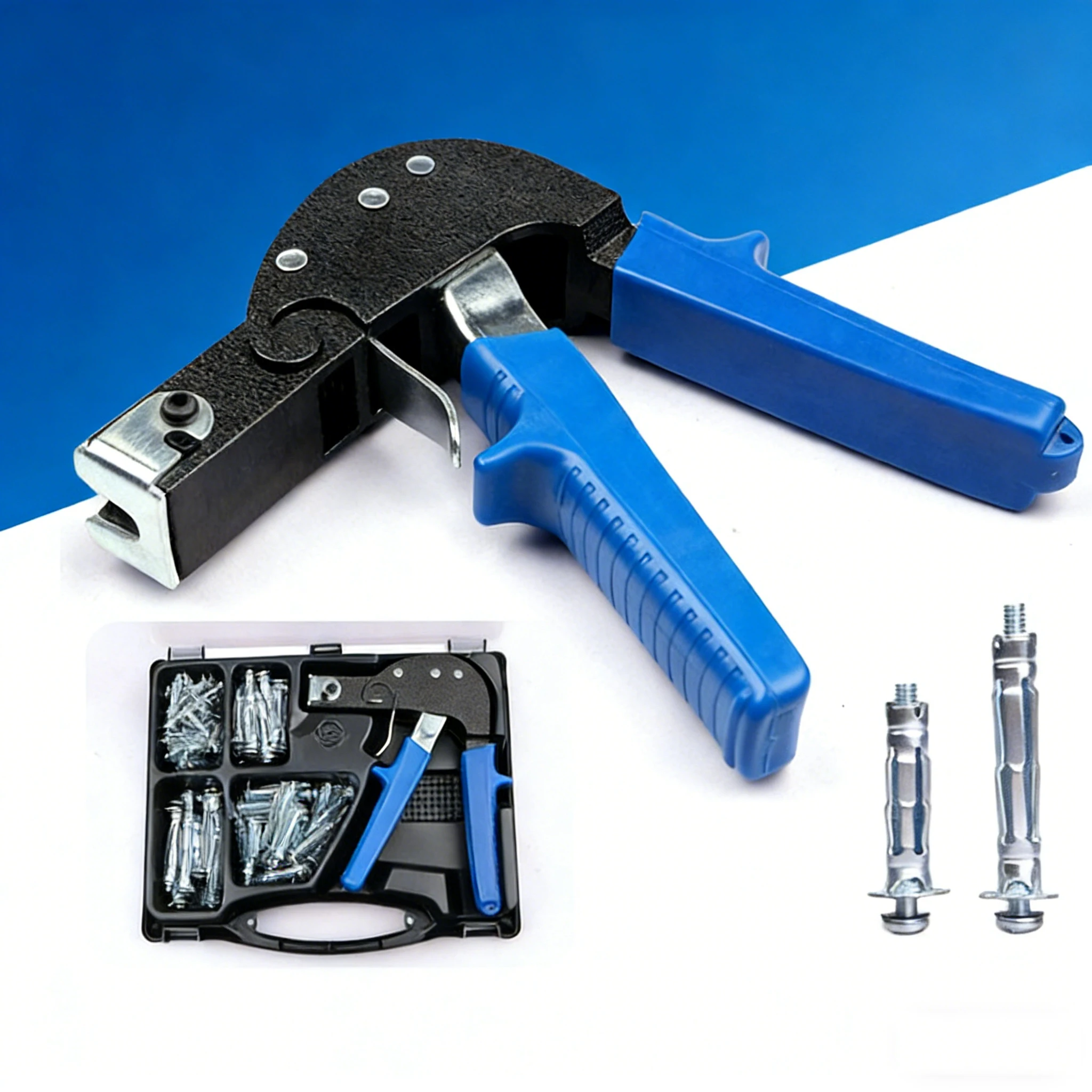 

72 piece hollow gecko gun rivet gun set M4M5 gypsum board wooden board rivet gun tool set