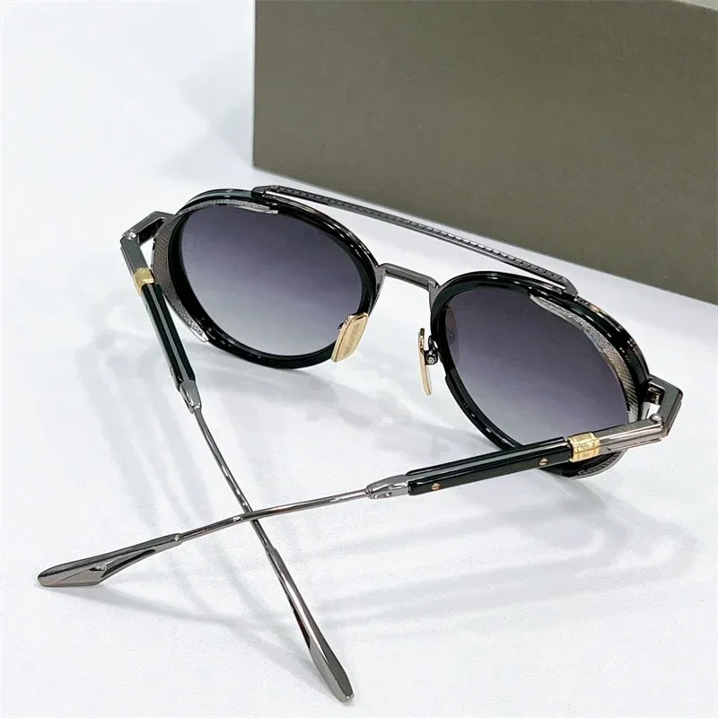 Outdoor Sunglasses Ladies with Replaceable Leg Model EPILUXURY F Round Alloy Mac One Sunglasses Men Oculos De Sol Masculino image 3