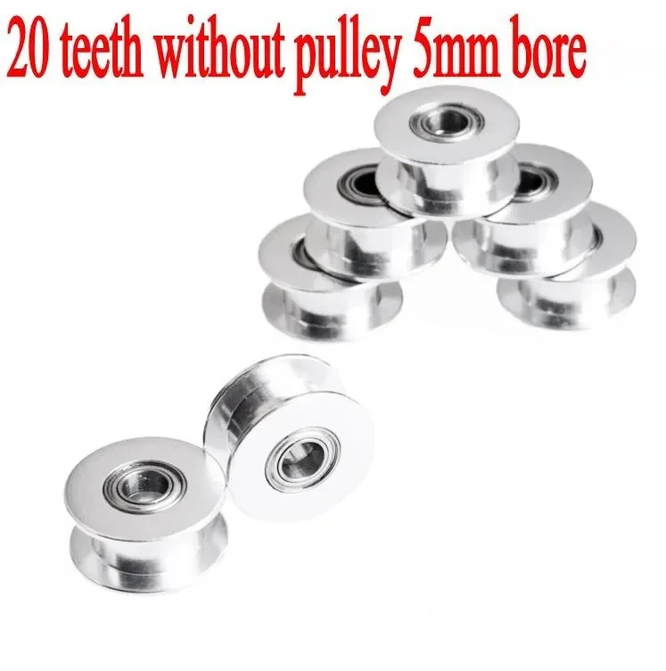 accessories 20teeth pulley wheel synchronous wheel driven wheel Perlin 2GT toothed gear bore 5mm (20-5)