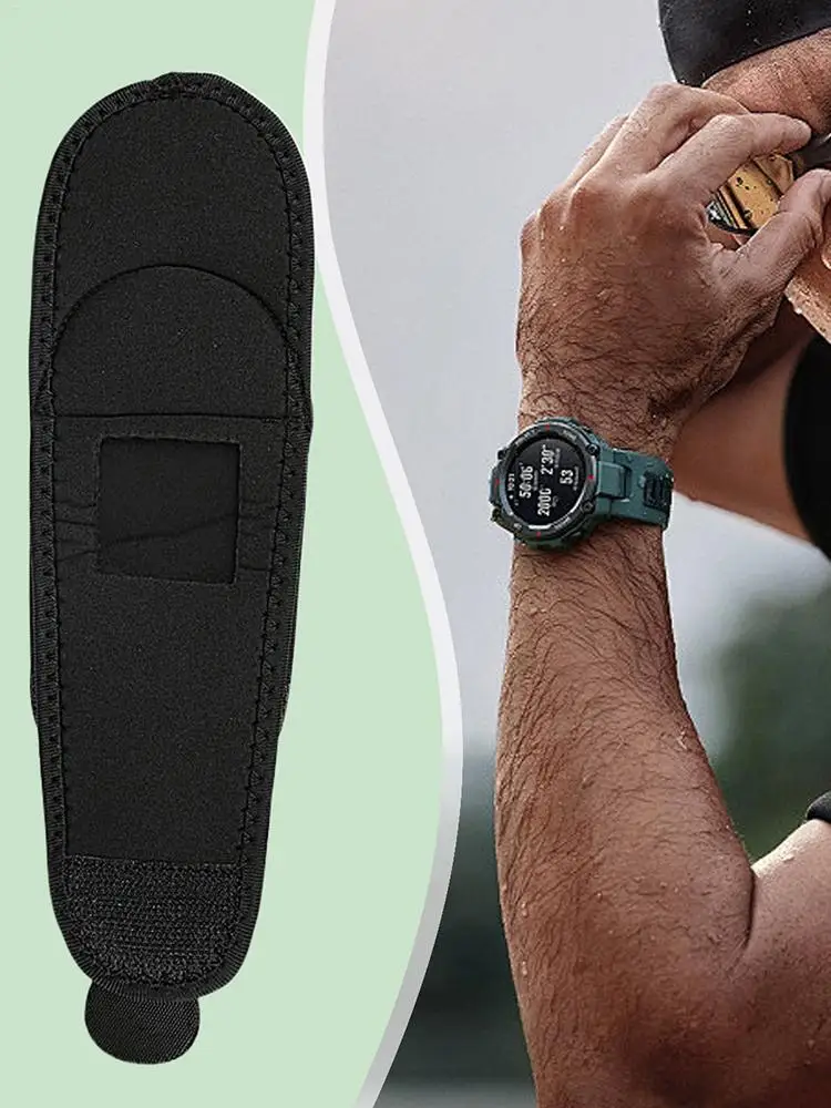 AliExpress NONE Watch Band Cover Shock Absorption Wrist Guard Strap Outdoor Cycling Exercise Watch Cover To Prevent Scratches for Teens Running