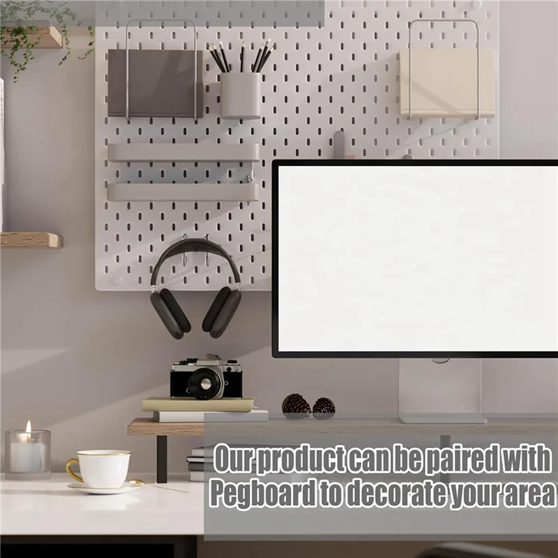 Crochets de planche à chevilles ABWR-24Pcs, accessoires de planche à chevilles, ensemble de crochets de planche à chevilles longues, outil de rangement en métal, outil de bureau à domicile étanche