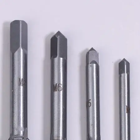 

5 шт./компл. M3/M4/M5/M6/M8 подшипник стальной конус ручная спиральная точка прямой рифленый винт метчик дрель пробивный ключ ручные инструменты