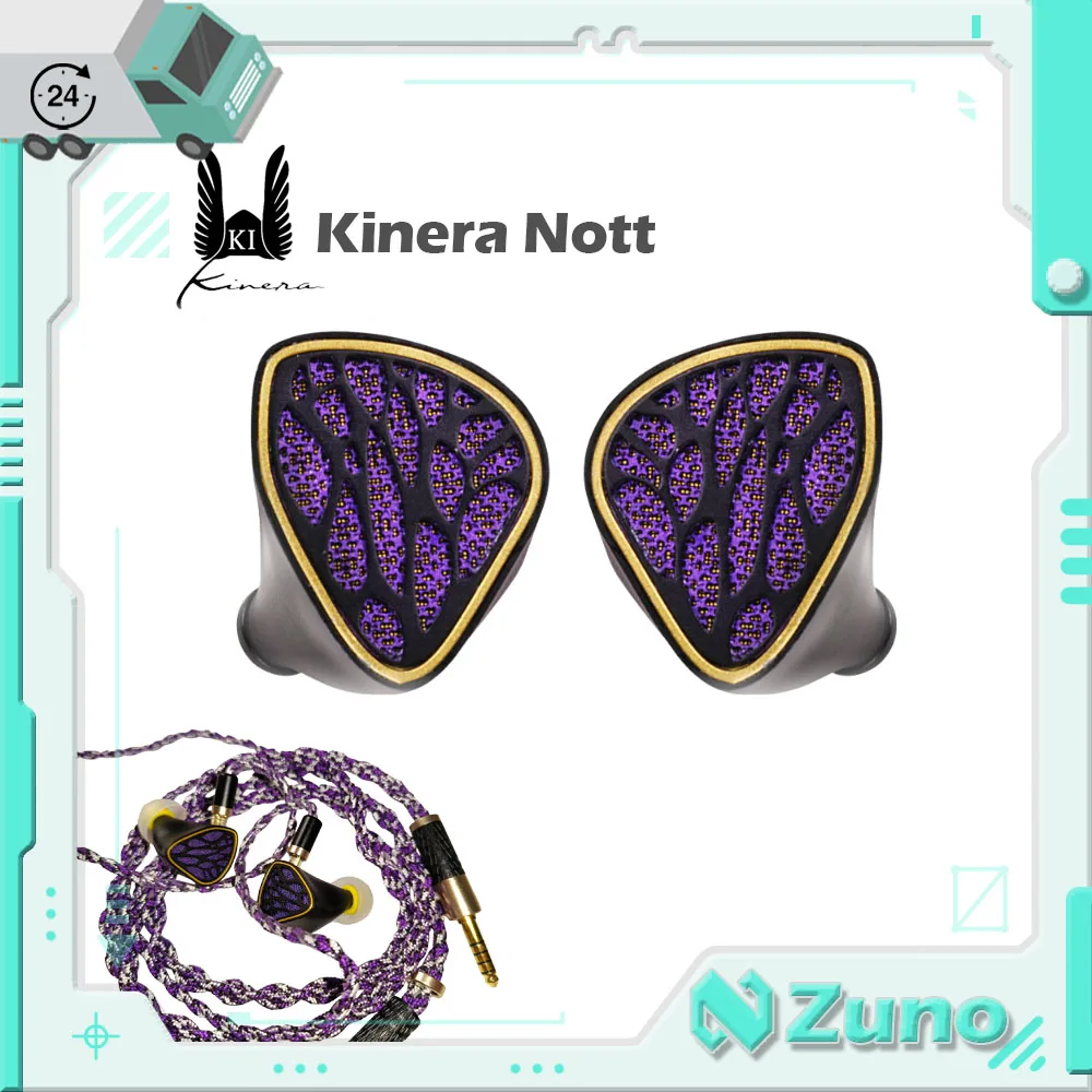 【Zuno Choice】Kvala Nott Phantom Проводные наушники Hi-Fi 1DD + 4BA Гибридные железные смешанные наушники-вкладыши с разъемом 3,5 мм/4,4 мм Рождественские подарки