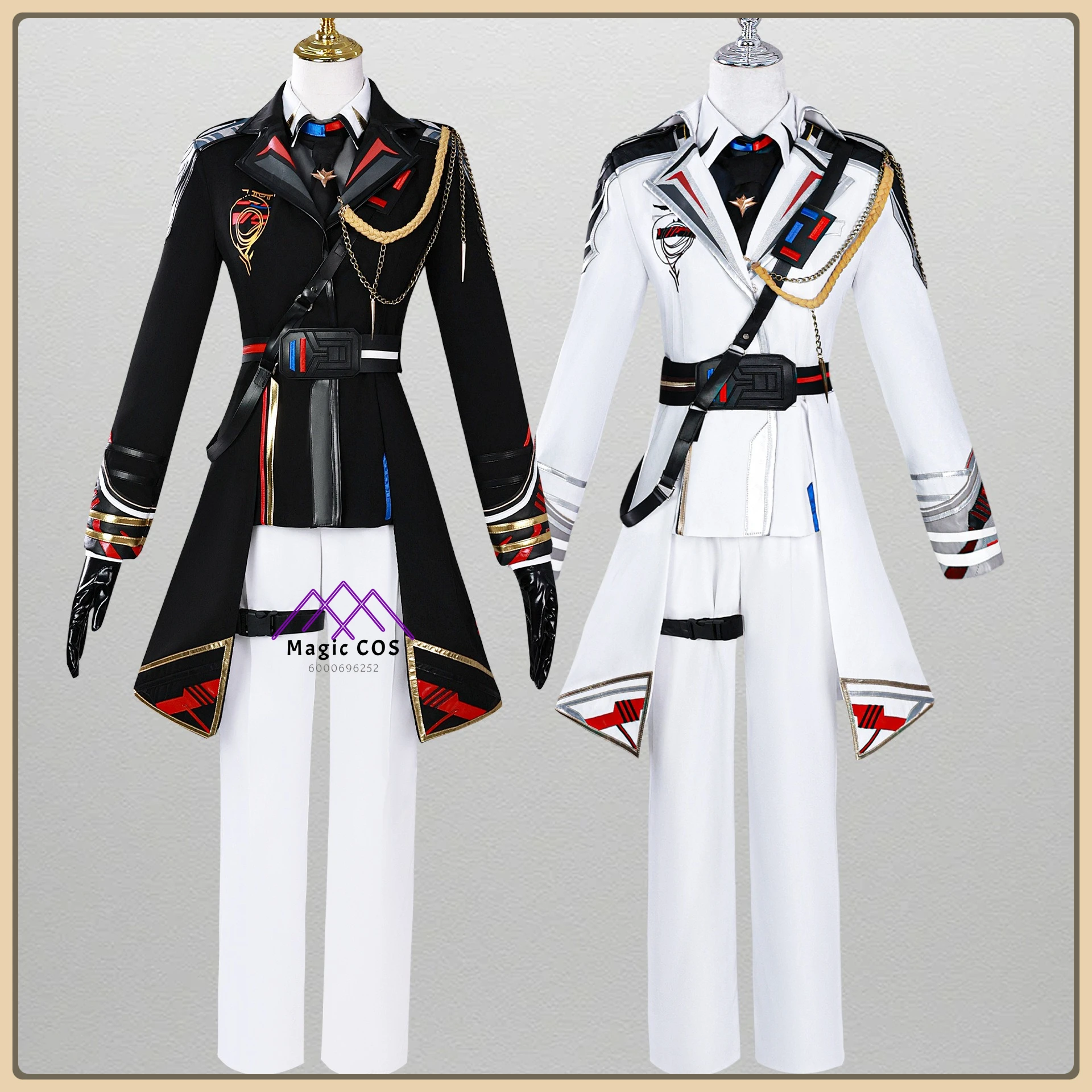 

Love and Deepspace Female Lead Cosplay Costume Ship Commander Style High Quality Full Set Anime Outfit for Women Comic Con Party