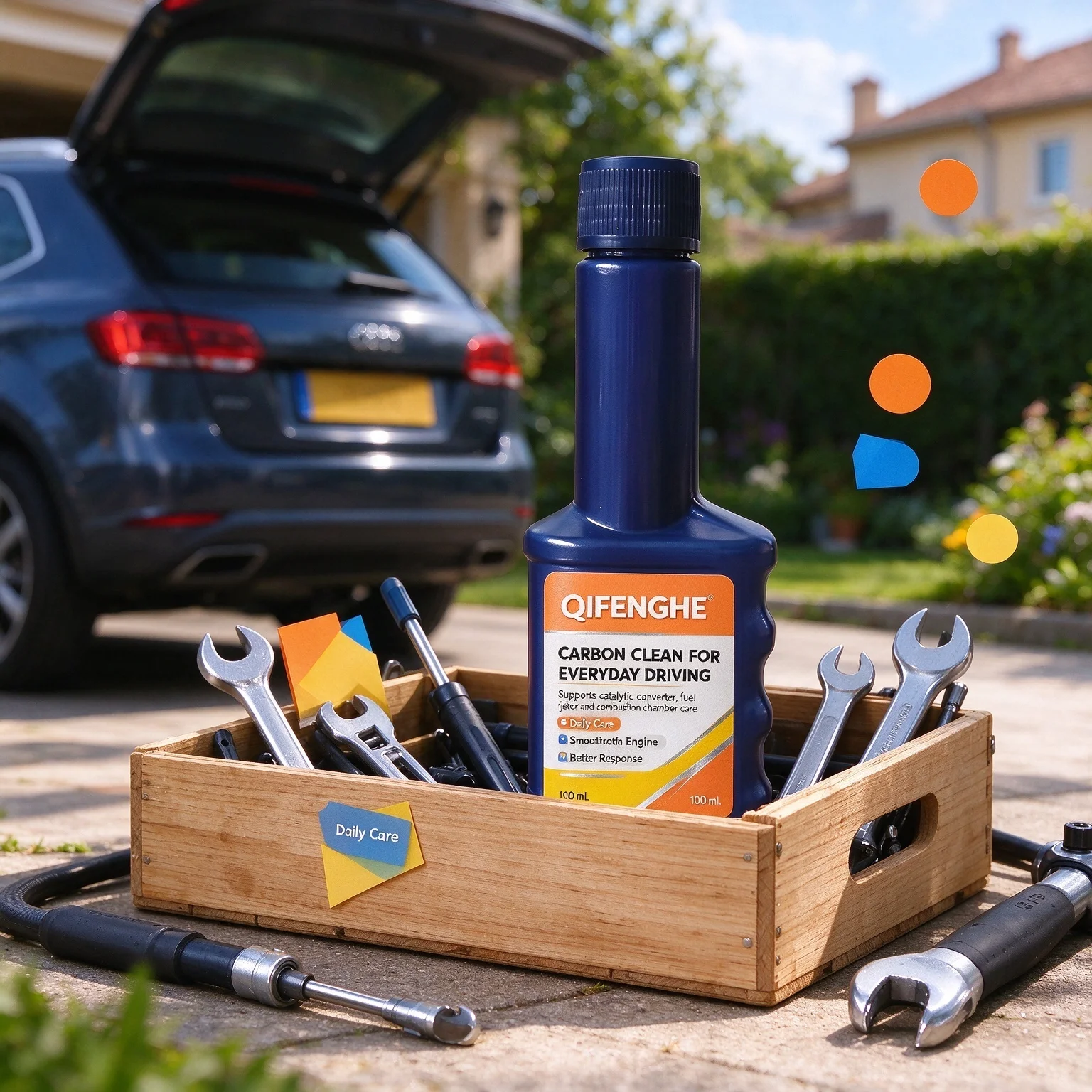 Fuel System Cleaner Carbon Remover for Gasoline Cars Fix Rough Idle High Fuel Consumption Boost Performance 100ml