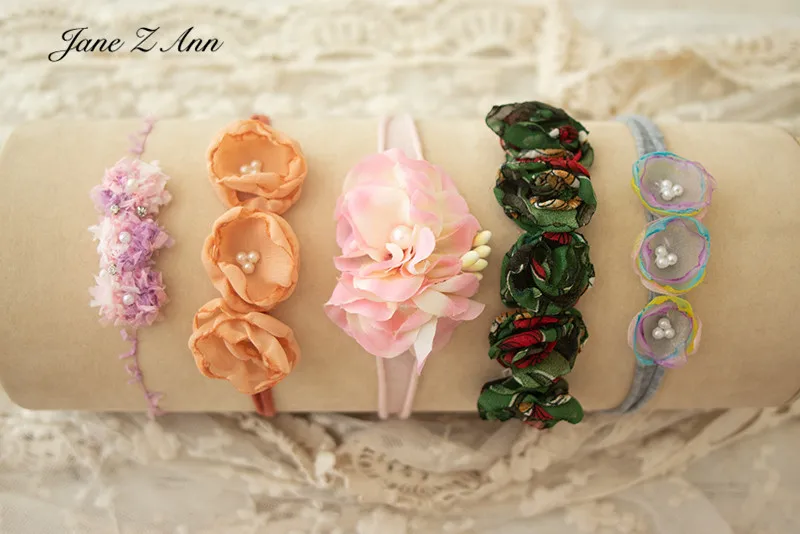 Head flower hair accessories combination set for new boys gilrs  baby taking photos Headwear newborn hair band photography props