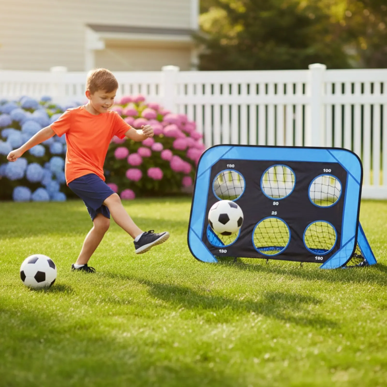 

Versatile Kids Kickball Net Versatile Portable Kickball Training Net Weather-Resistant Sturdy Construction for Beginners, Park
