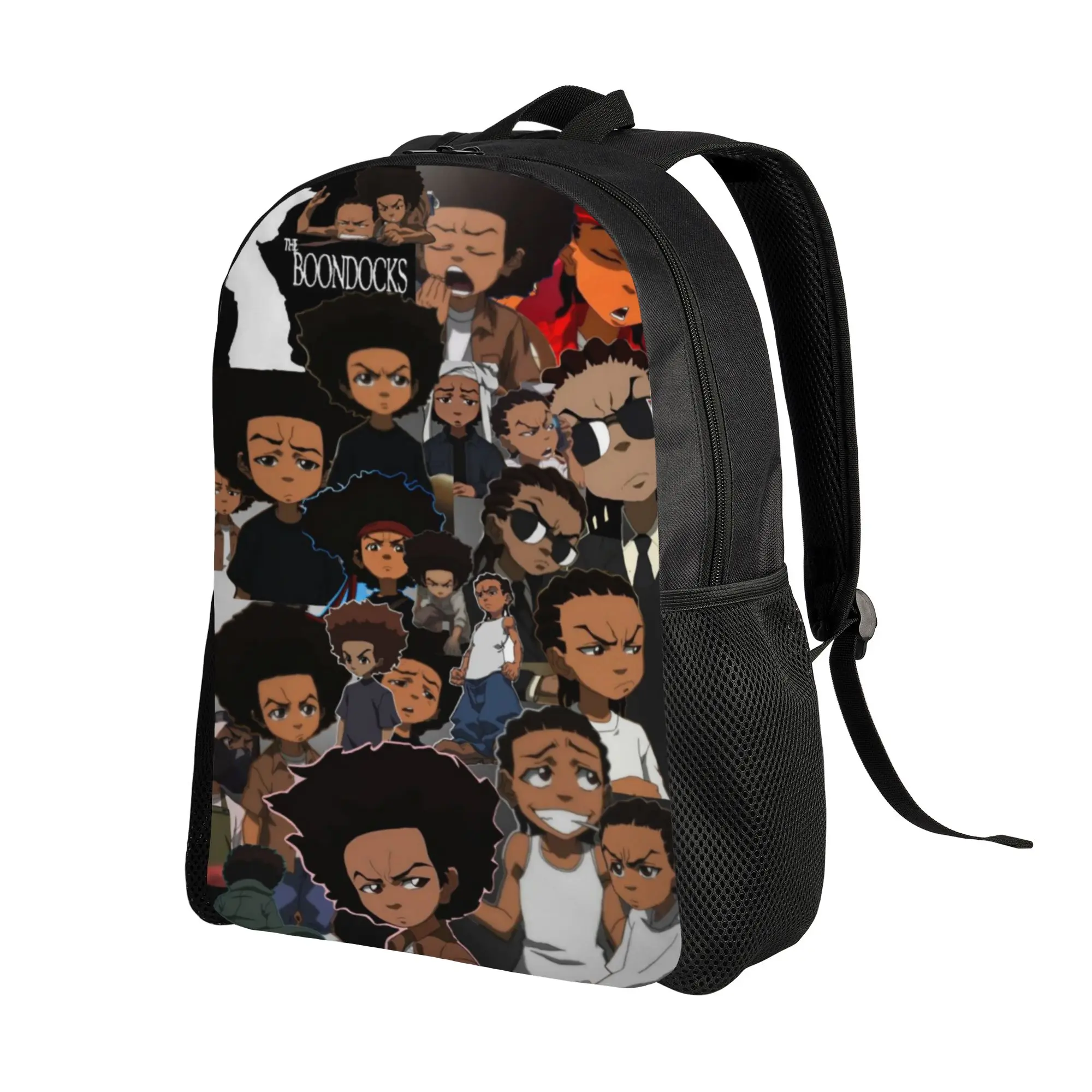 Back to school season Personalised Excellently designed Passionate Novel The Boondocks Laptop Bag  For Men Women Backpack