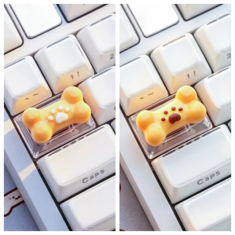 Original Bone Claw Cute Keycap Mechanical Keyboard MOA Resin Custom Keycap PC Game Keyboard Accessories Cartoon Gift Collection