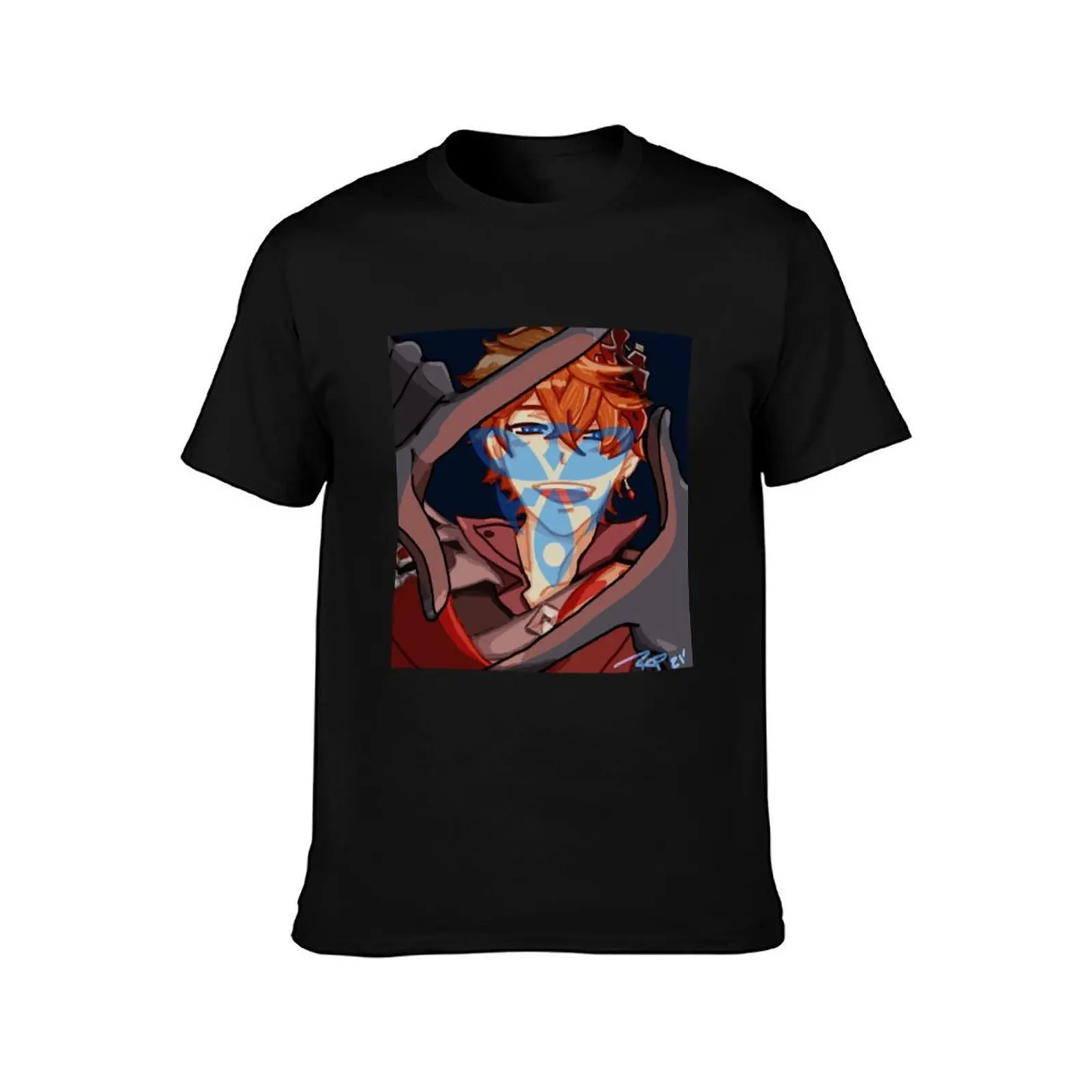 Tartaglia the fatui harbinger T-Shirt cotton tshirt 100% T-Shirt