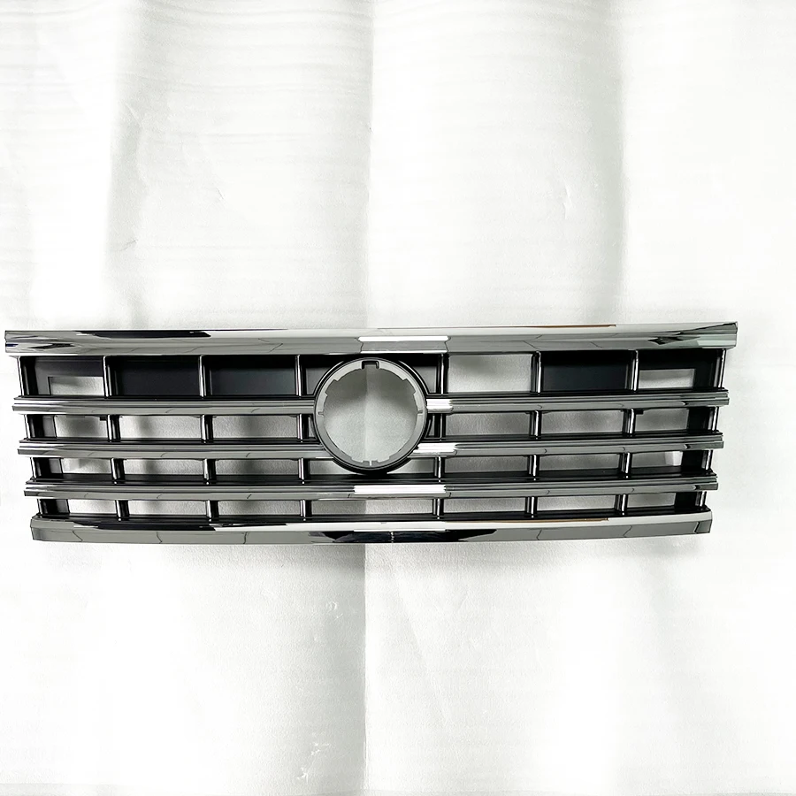 Chrome ABS Front Grille Upper Radiator Cover Side Head Lamp Lower Grill for VW Touareg 2019-2021