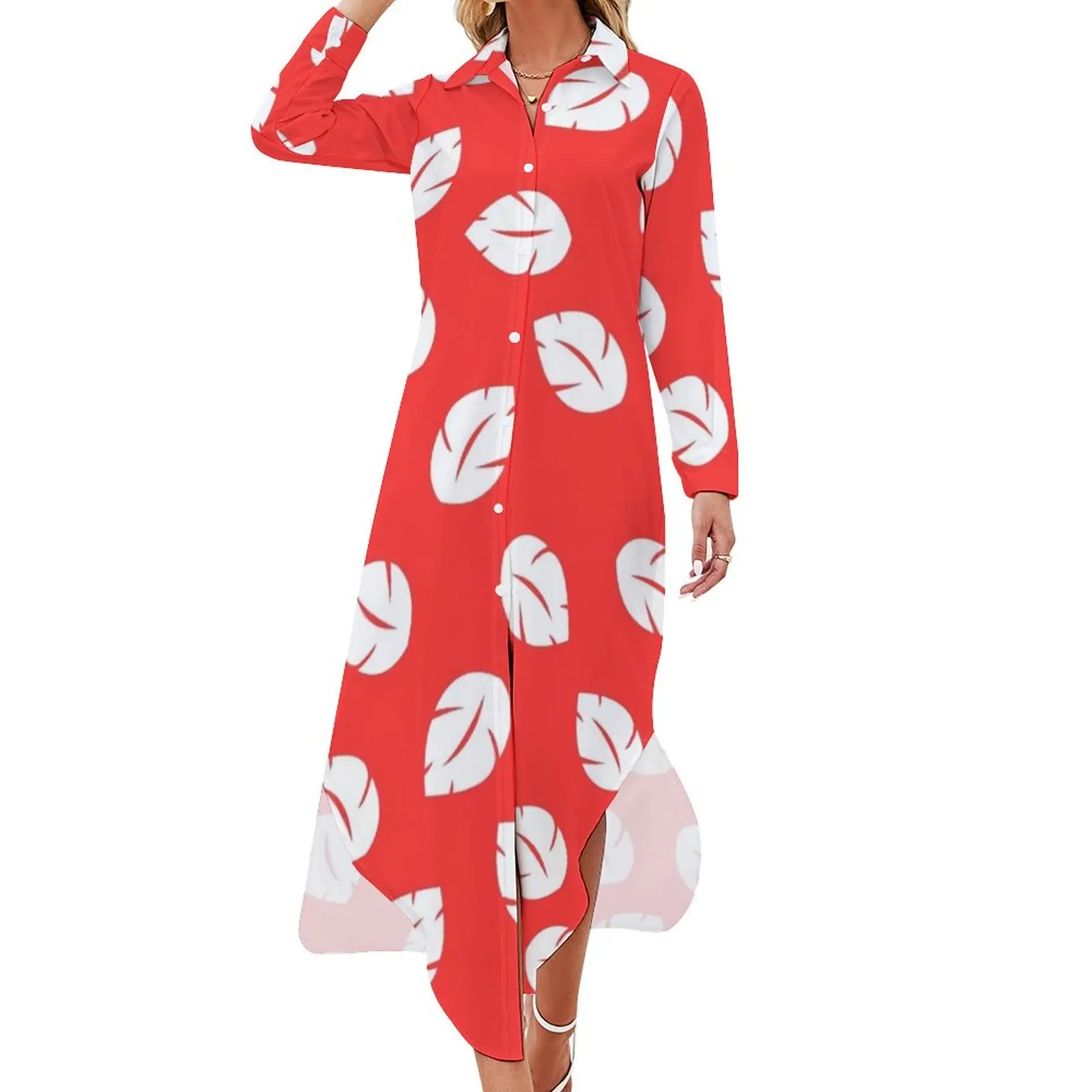 

Lilo Dress Long Sleeved Shirt Dress women's summer clothing 2024 Summer dresses for women women dress