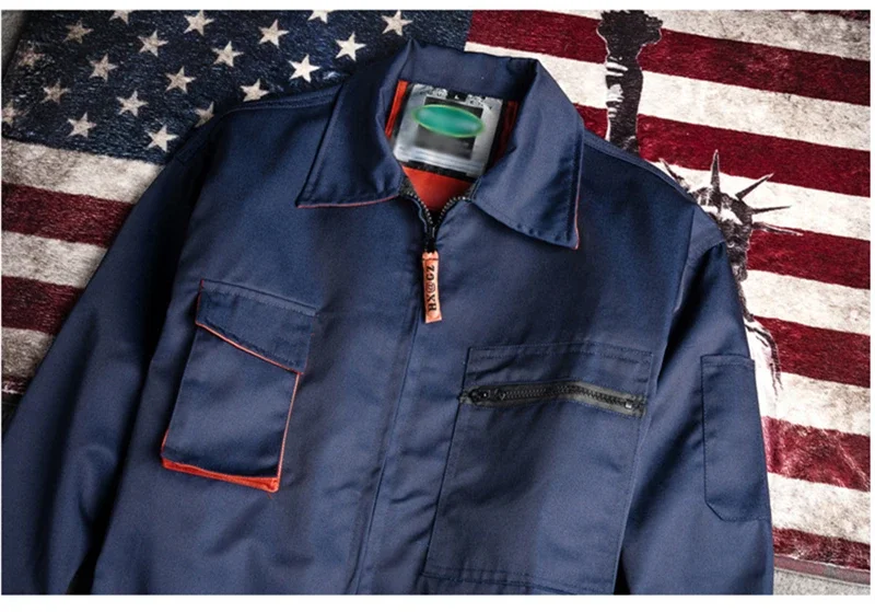 Neue Arbeit Overall Uniform Männer Frauen Arbeits Overalls Schweißen Anzug Auto Reparatur Werkstatt Mechaniker Plus Größe Kleidung – Detail 2