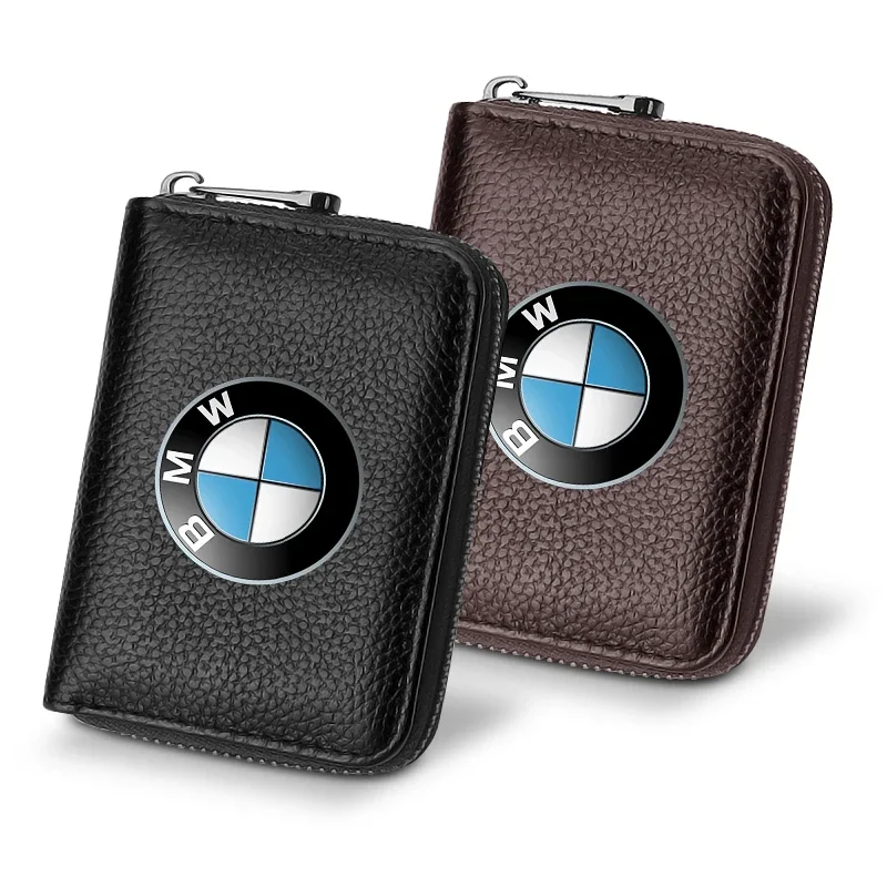 1pcs Car Styling Wallet Driver License Business Card Holder Key Case For BMW Performance M Power E34 E36 E60 E90 E91 E92 E93 M3