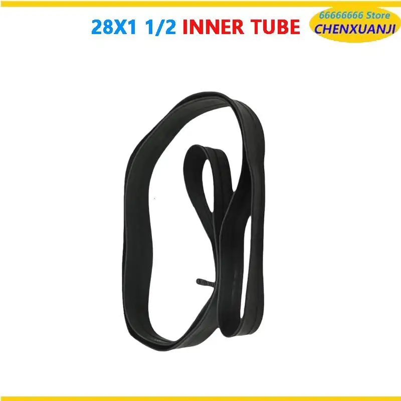 

High-Quality 28 Inch Bicycle Inner Tube with Straight Valve for Sizes 1.5 to 1.95 Width