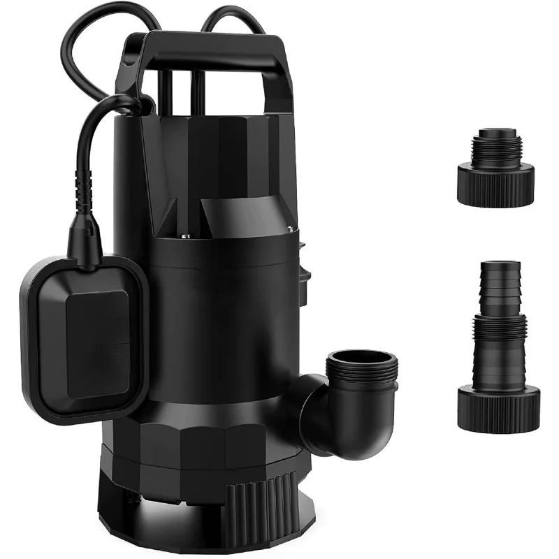 

Submersible Sump Pump 4858GPH Clean & Dirty Water Transfer Pump with Float Switch for Pool Garden Cellar Pond