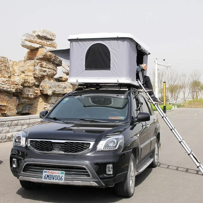 

SINGER Custom Aluminum Hard Shell Car Roof Top Tent Outdoor Folding Camping Truck Rooftop for SUV