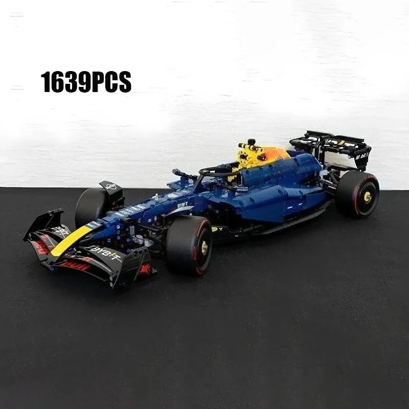 1639 個テクニカル RB20 と SF-24 スーパーフォーミュラカービルディングブロックレーシング車両建設レンガのおもちゃギフト子供男の子のため