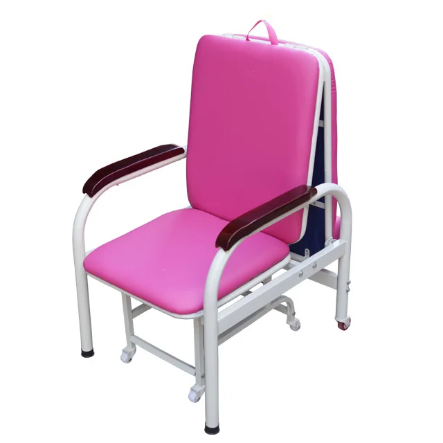

Hospital Medical Mobile Accompany Folding Sleeping Bed Chair