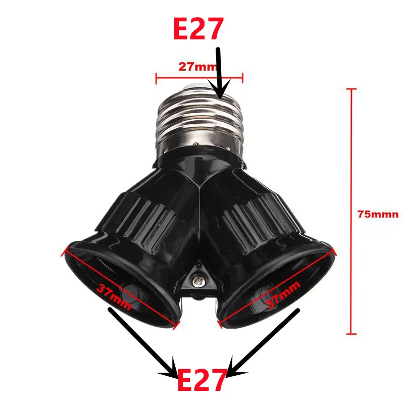 Lamp Bases E27 Adapter Screw Lamp Holder E27 E14 E12 B22 GU10 Lamp Base Adapter Converter ON/OFF Bulb Lamp Lighting Accessories