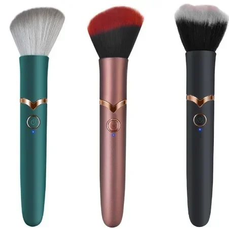 New Vibration Cosmetics Makeup Blending Brush with 10 Vibration Frequencies For Quick Makeup Electric Makeup Puff Applicator