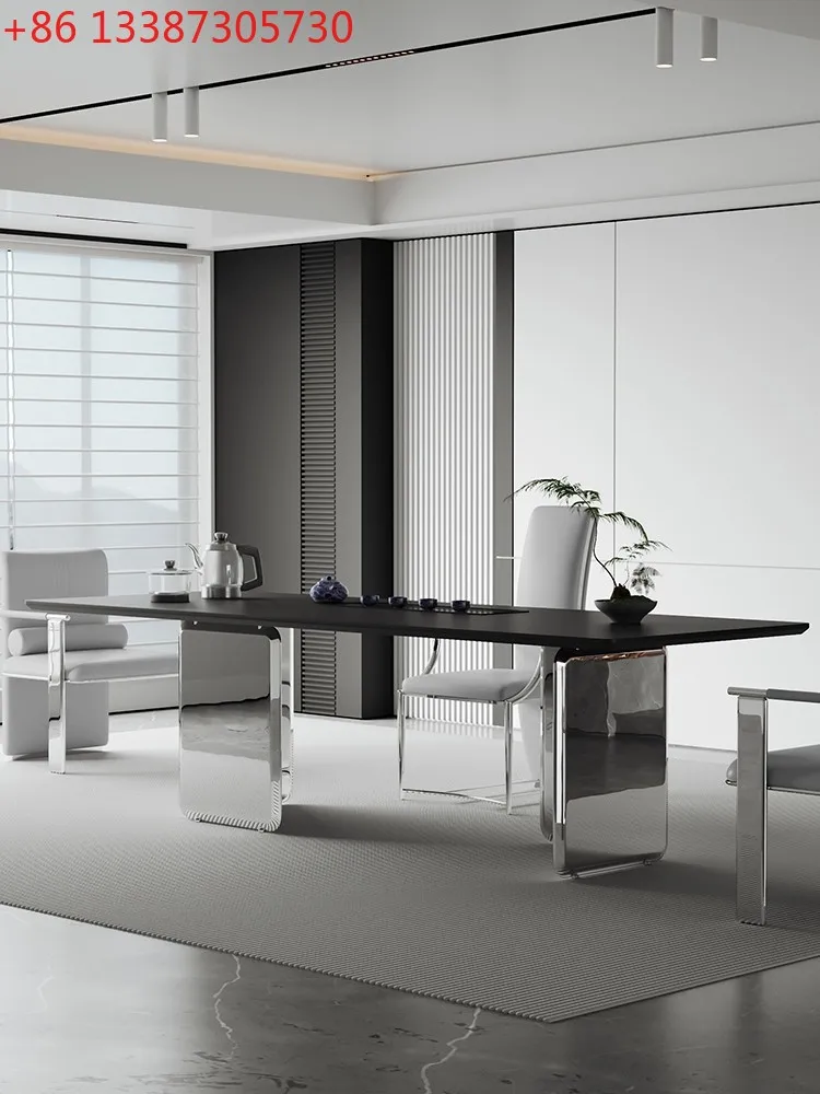 

Чайный столик из сланца, итальянский современный стиль, легкая роскошь, дизайнерский, для гостиной