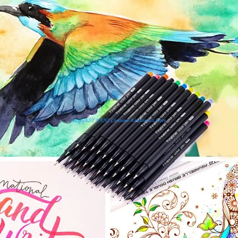 

Colorful Gel Pen 0.4MM Assorted Color Journaling Pen Multicolored Drawing Pen for Color Coding Scrapbooking Card Making