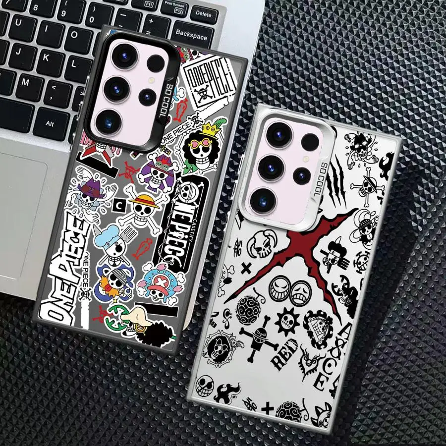 Phone Case for Samsung Galaxy S20 FE S24Ultra S24 FE S21 S22 Ultra S23 S25 Note 20 Ultra S25Plus Soft Cover One P-Piece Zoro