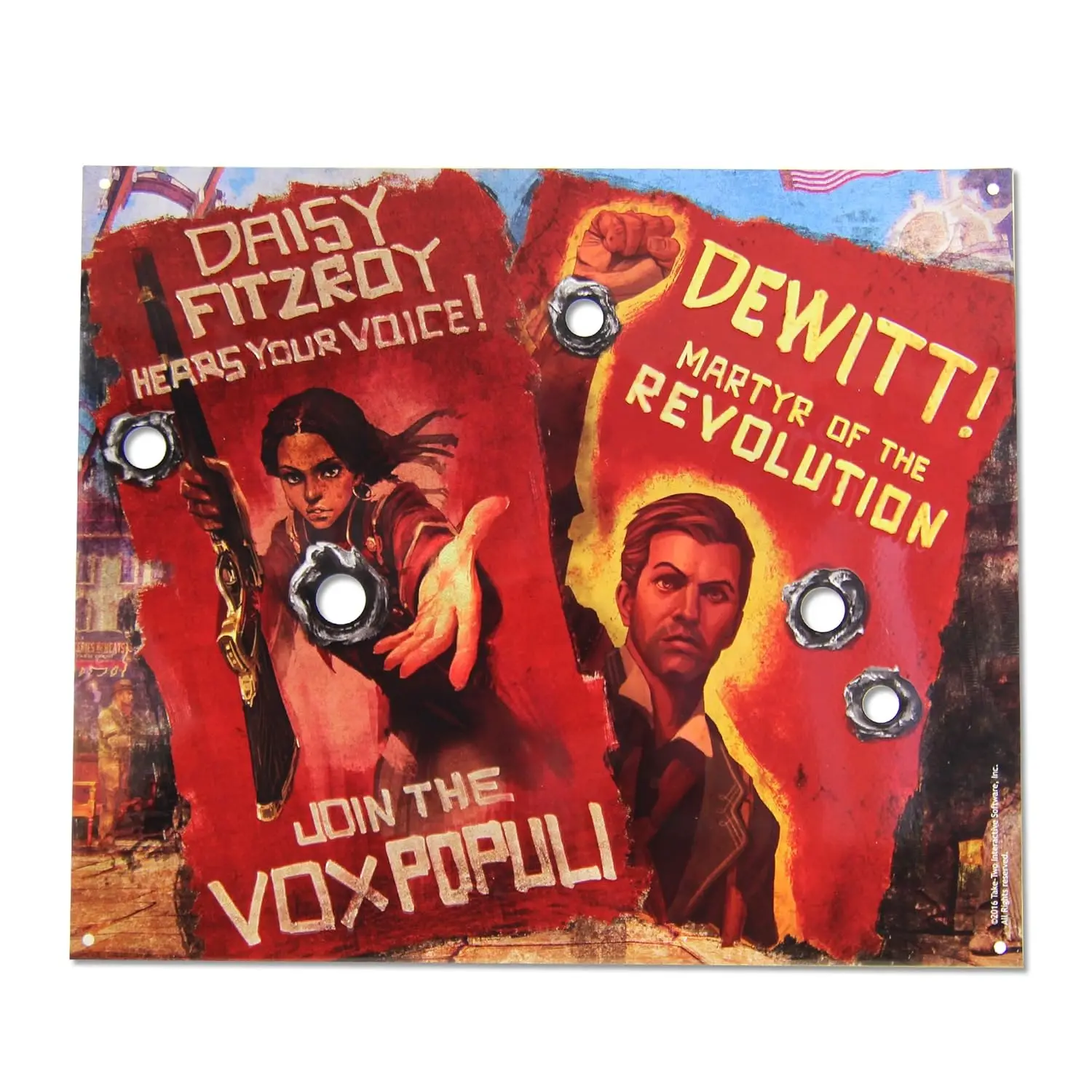 BioShock Infinite Vox Revolution Tin Sign