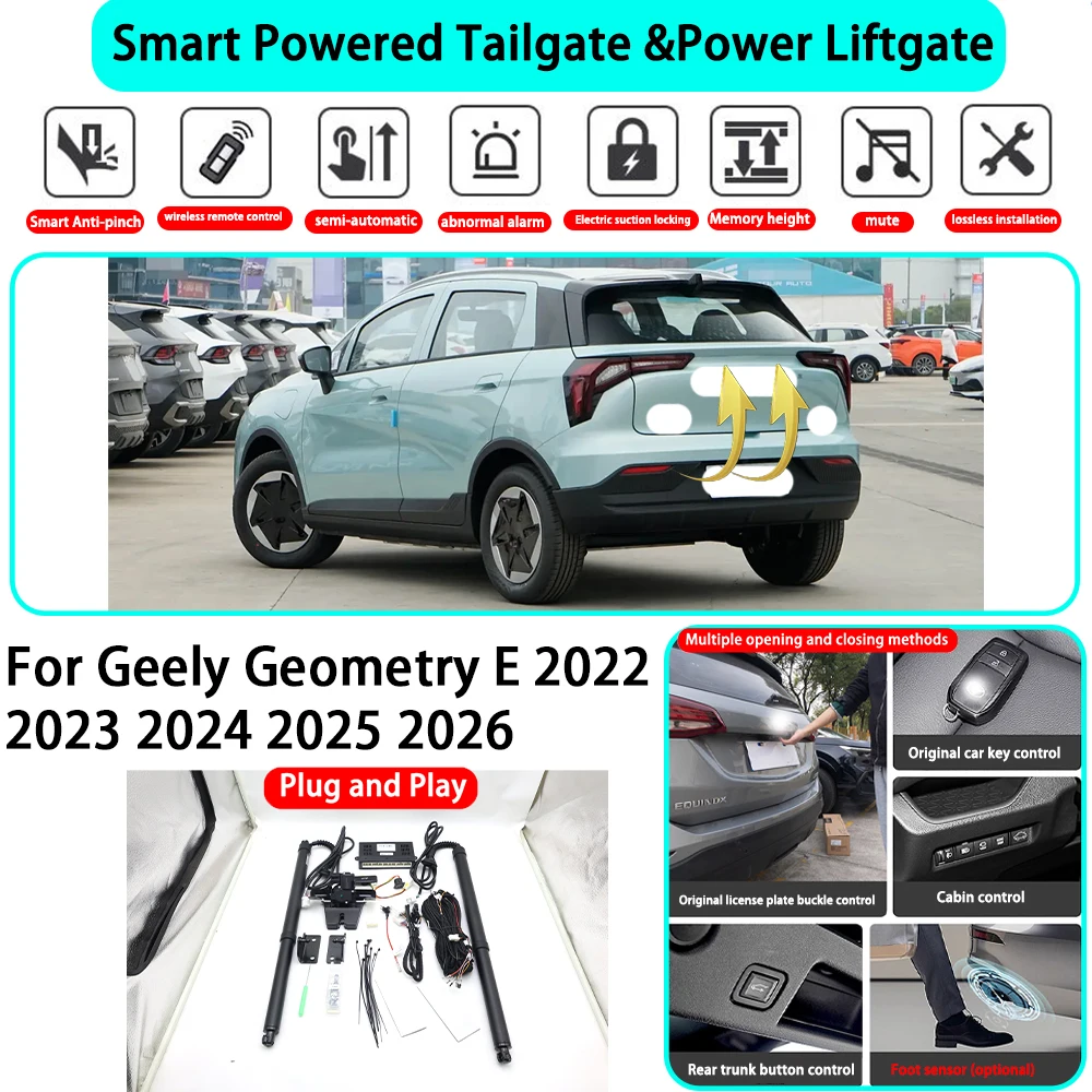 

﻿for Geely Geometry E 2022 2023 2024 2025 2026 OEM Smart Automatic Powered Tailgate Electric Power Tailgate Lift Kit Key Close
