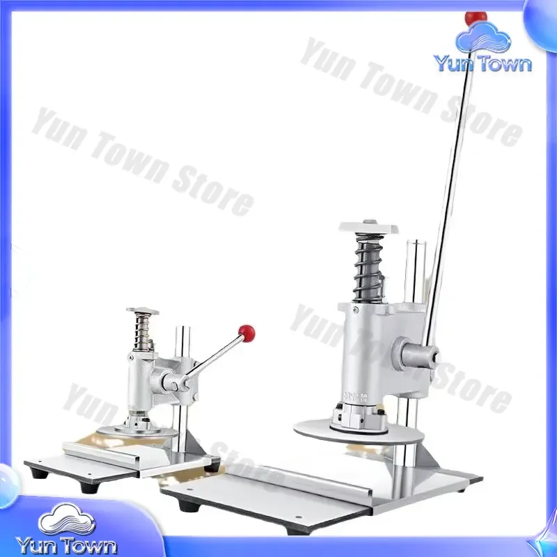 Cake Press for Pizza Pancakes Big Cakes Biscuits Roujiamo Round Manual Hand Pressed Commercial Food Shaping Tool Kitchen