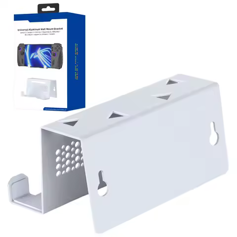 Console Dock Bracket Space Saver TV Dock Accessories Stable Host Wall Stand for ROG Ally X/PS5 Portal/Steam Deck