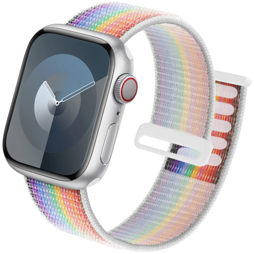 애플 워치용 나일론 스트랩 팔찌, 한국 iwatch 시리즈 9876543 울트라 2, 49mm, 공식 웹 사이트, 10- 42mm, 46mm, 44mm, 45mm, 38mm, 40mm, 41mm